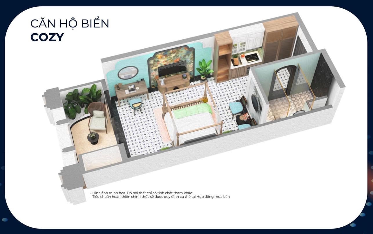 Căn hộ 5way studio